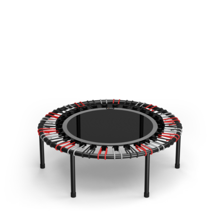 Grey Standard Mat / Red, Black, Silver Bungees